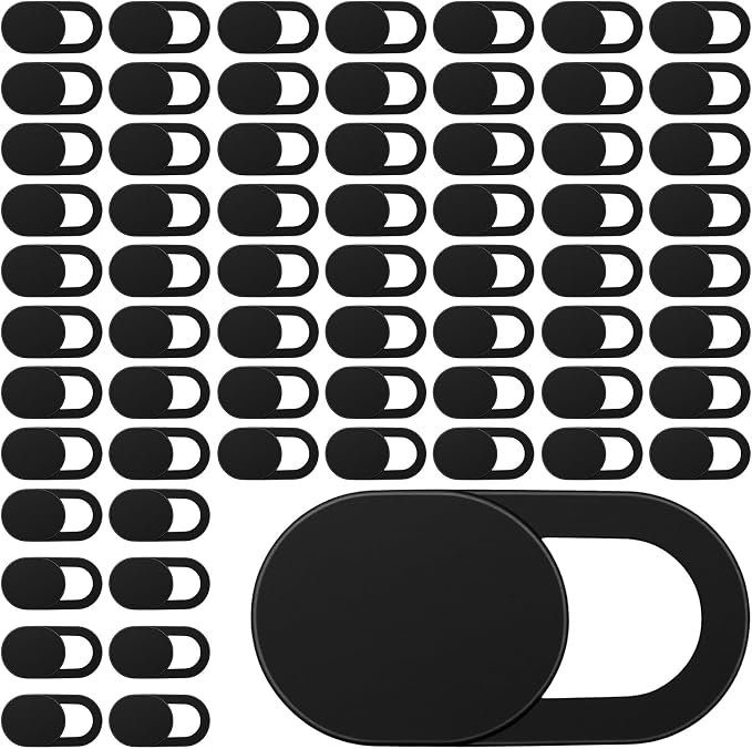 64 Pcs Webcam Cover, Ultra Thin Laptop Camera Cover Slide for Laptop/Cell Phone/PC/Tablet PC Accessories Camera Blocker Slider, Great for Privacy