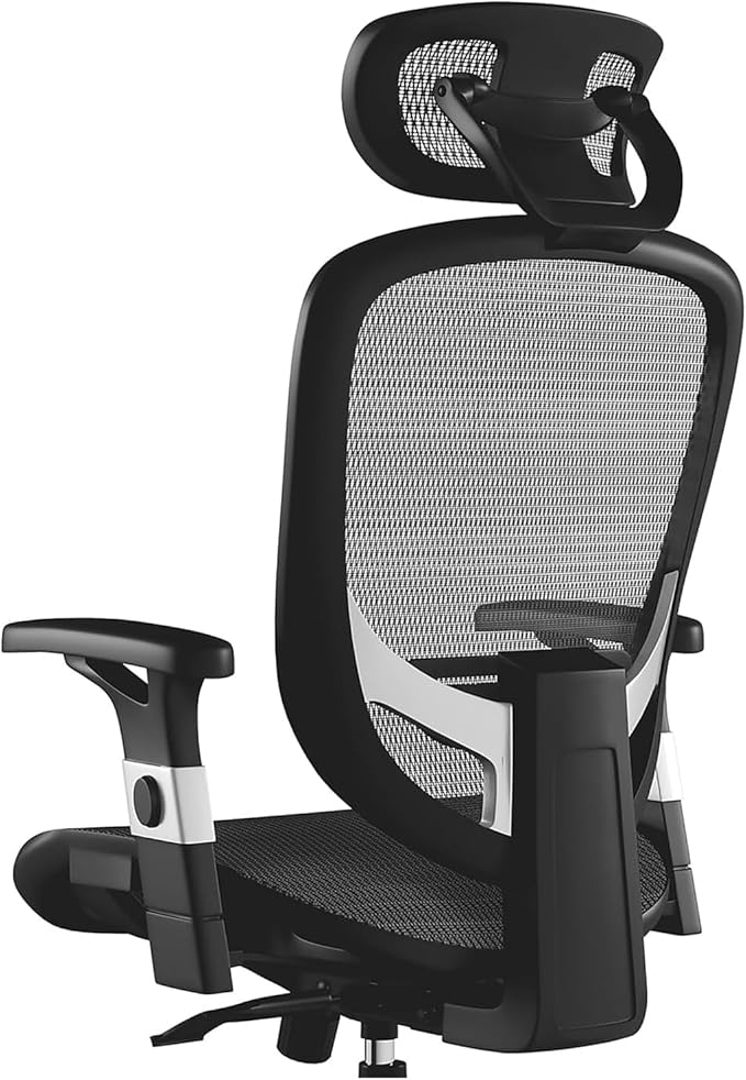 STAPLES Hyken Ergonomic Task Chair, Mesh, Ergonomic, Lumbar Support, Swivel, Black