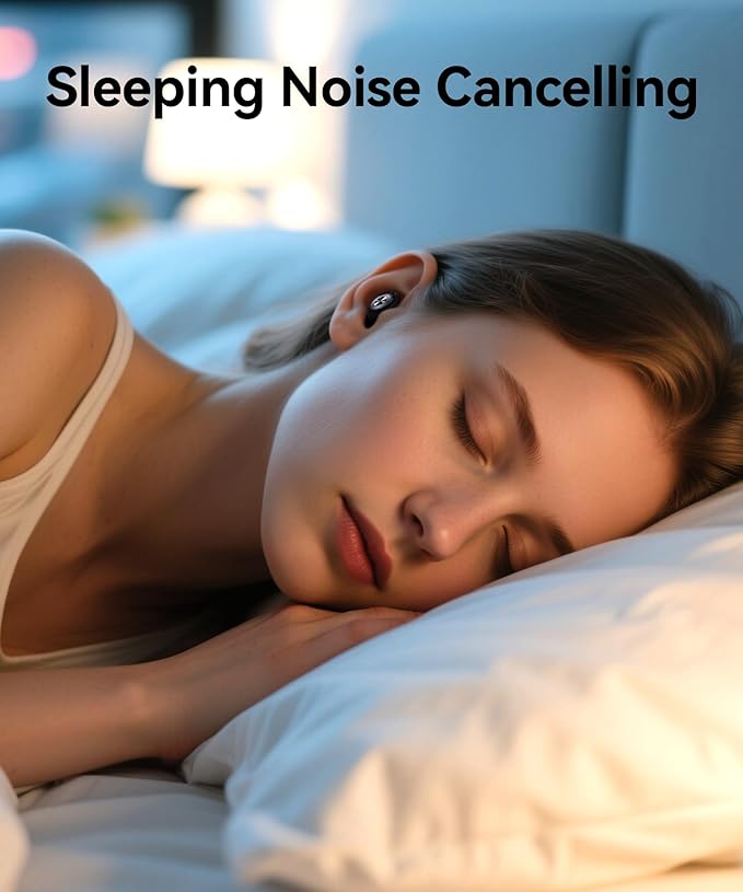 Ear Plugs 50dB Noise Cancelling - Reusable Soft Silicone Earplugs for Sleeping, Concert, Snoring, Shooting, Work, Motorcycle, Airplane | 7 Eartips & Portable Case (Black)