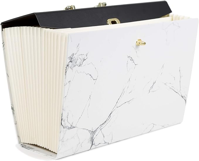 U Brands Fashion Expanding File Folder, Legal Size, 19 Pocket