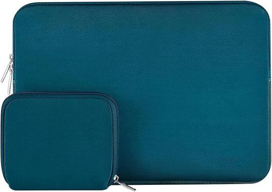 MOSISO Laptop Case 13 inch, 13 inch Laptop Sleeve Bag Compatible with MacBook Neo/Air M5 M4 M3 M2 M1 2026-2018 / Pro M2 M1 2026-2016, Neoprene Computer Sleeve Bag with Small Case, Deep Teal
