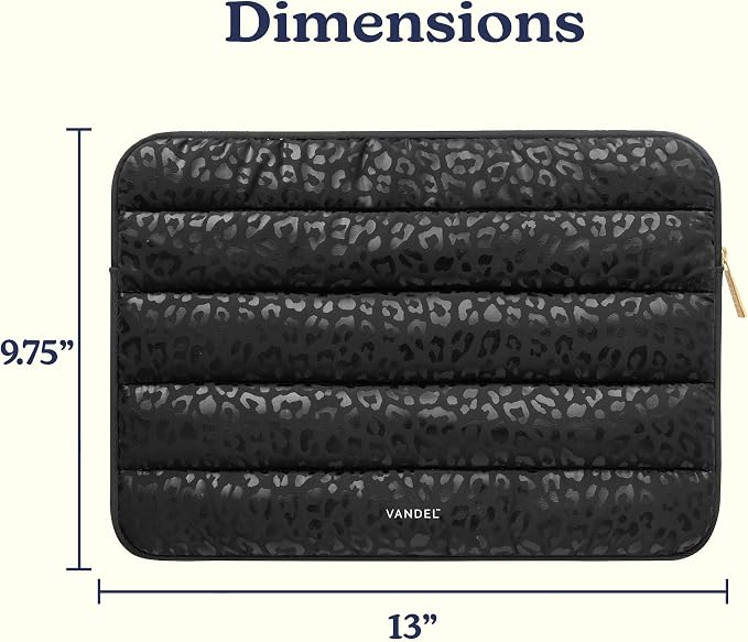 Vandel The Original Puffy Laptop Sleeve Case, 13-14 inch Laptop Sleeve Bag Case 13.3 Inch, Compatible with MacBook Air 13, Pro 14/13 iPad Pro 12.9, HP Dell ASUS, Computer Bag Cover