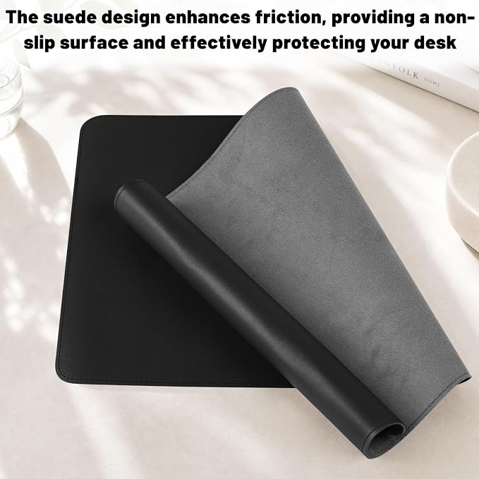 Leather Desk Mat, Desk Pad for Keyboard and Mouse Large Mouse Pads for Desk | Waterproof Desk Mat, Desk Matt for Desktop, Laptop Blotter, Keyboard Pad, Large Mouse Pad, Desk Essentials