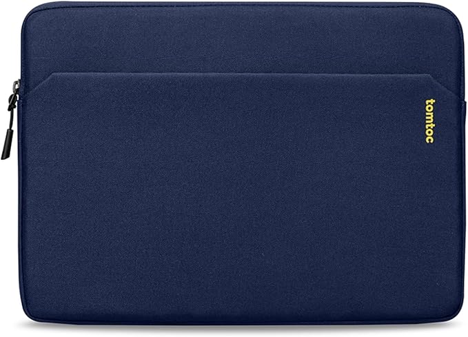 tomtoc Slim Laptop Sleeve Case for 13-inch New MacBook Air M5 (2026) M4/A3420 M3/A3113 M2/A2681, M1/A2337, Fits MacBook Neo A18 Pro, Water-Resistant Protective Carrying Case with Accessories Pocket