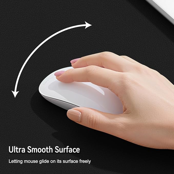 Dual Sided Leather Desk Mat - Waterproof Desk Pad - Ideal for Large Mouse Pad and Desk Mats on Top of Desks (Black, 11"*8")