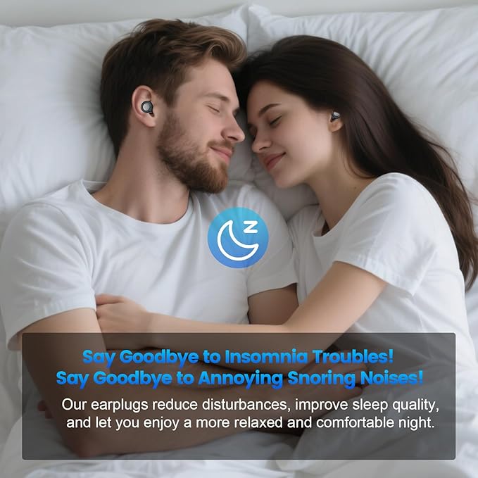 Ear Plugs for Sleeping 45dB Noise Cancelling Ear Plugs for Concerts, Silicone Earplugs Reusable Concert Ear Plug, Music Festivals, Raves, Musicians, Motorcycles, Wind Noise