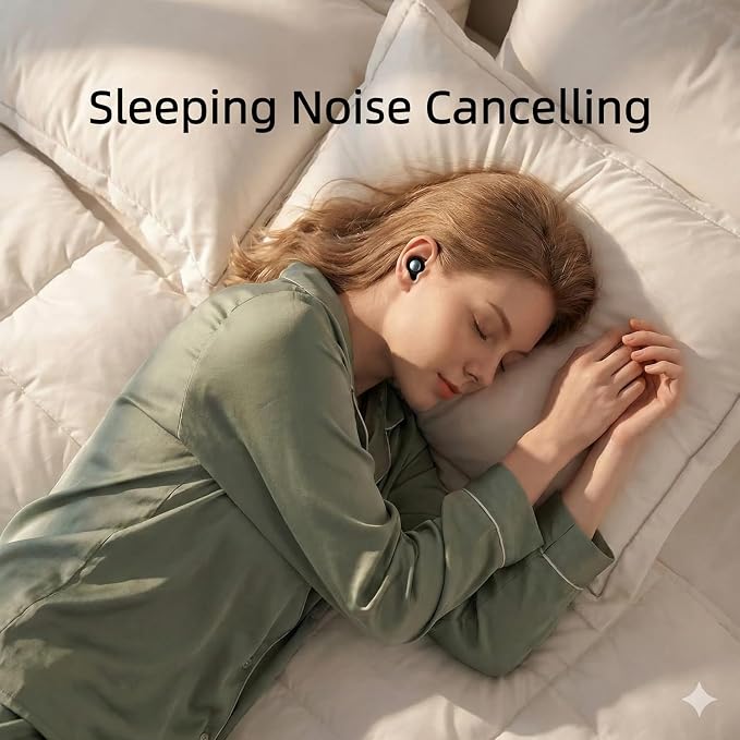 Sleep Earplugs - 45dB Highest SNR Noise Cancelling Ear Plugs for Sleeping, Side Sleepers - Ultra Soft Reusable Silicone Hearing Protection for Snoring, Travel, Concerts & Noise Sensitivity