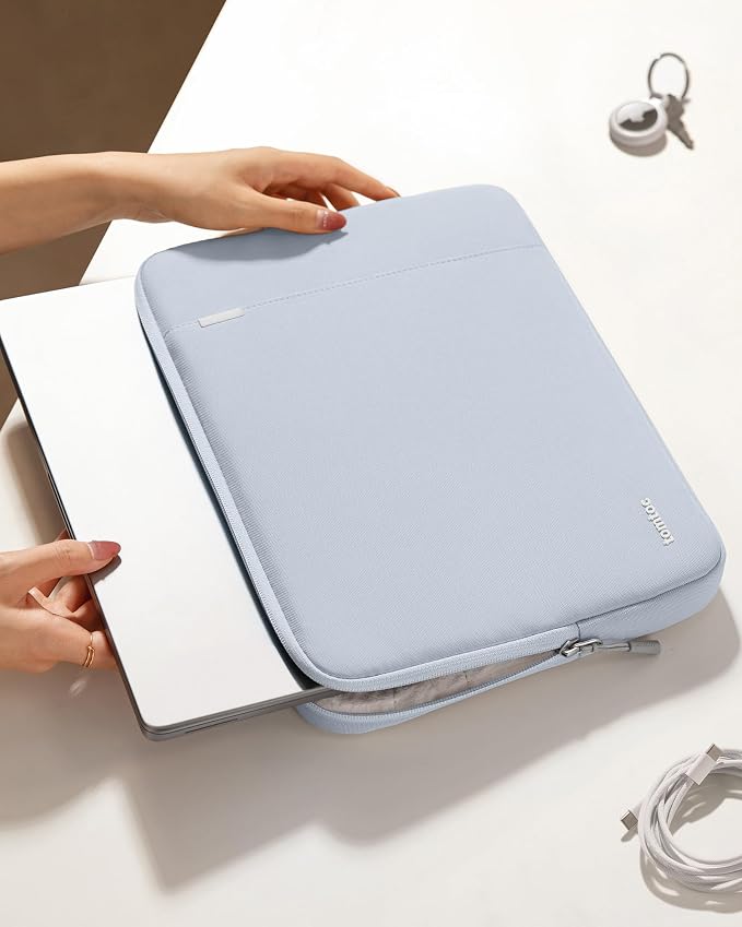 tomtoc 360° Protective Laptop Sleeve Designed for 13-inch New MacBook Neo A3404 (2026) A18 Pro Chip, Water-Resistant Shockproof Computer Case Bag Fits 12-13 Inch Surface Pro Copilot+ PC