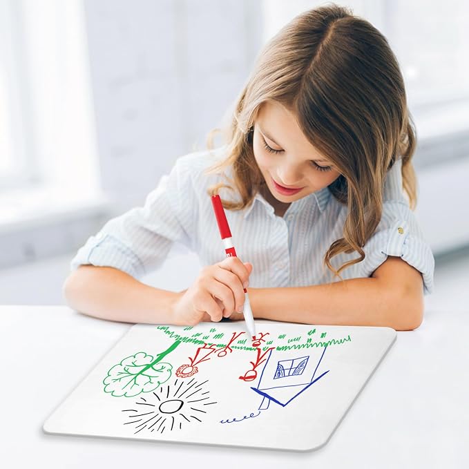 Small Dry Erase Board 9x12 (2 Pack) – Mini White Board for Kids & Students, Double-Sided Portable Whiteboard Small Dry Erase Board for Classroom, Office & Home Learning