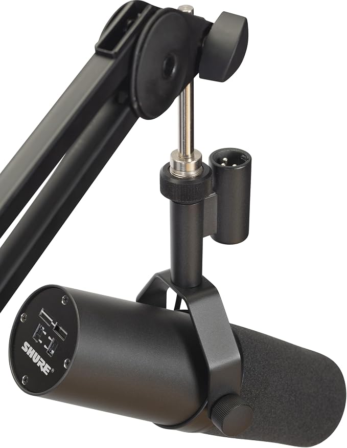 Gator Frameworks Deluxe Spring-loaded Desk-Mounted Microphone Boom Arm for Broadcasts, Podcasts, Content Creation, Live Streaming, & Similar Applications (GFWMICBCBM2000)