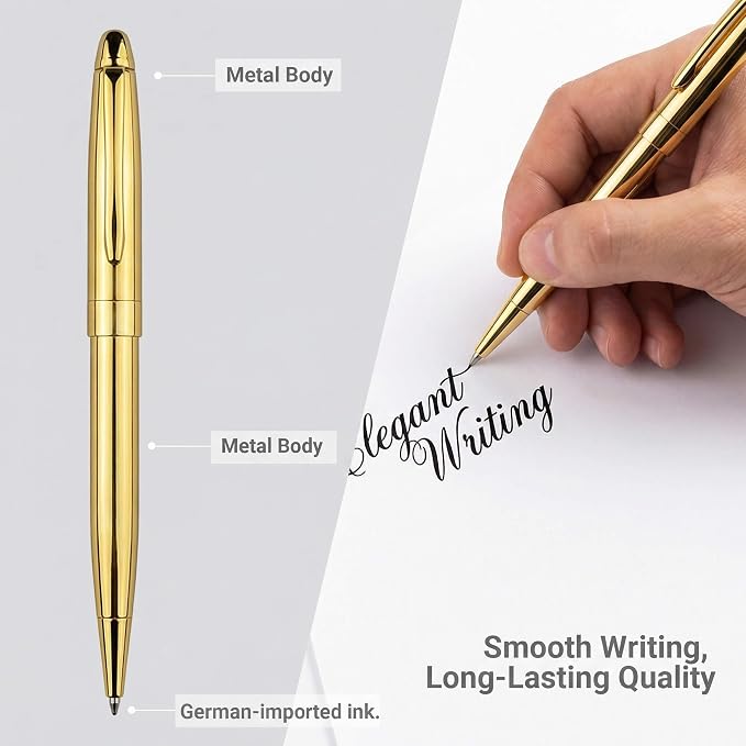 Yastar Personalized Ballpoint Pen a Custom Keychain Luxury Writing Set-Stainless Steel Fancy pens Custom with Your Name or Message, Nice Gift for Friends/Teacher/Manager/Lawyer/Professor