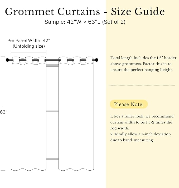 NICETOWN Thermal Insulated Grommet Room Darkening Curtains/Draperies/Panels for Bedroom (Lavender Purple, 2 Panels, W42 x L63 inches)