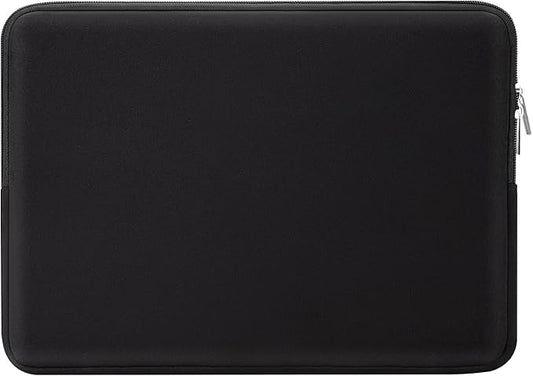 RAINYEAR 17 Inch Laptop Sleeve Case Protective Soft Padded Zipper Cover Carrying Computer Bag Compatible with 17" Notebook Chromebook Ultrabook (Black)