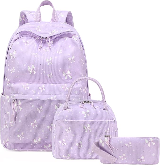 BTOOP School Backpacks for Teen Girls Bookbags Lightweight Kids Backpack School Bags Set with Lunch Box Pencil Case