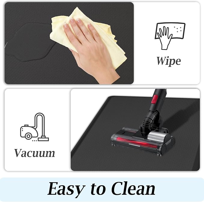 Artnice Kitchen Mats for Floor, 3/4 Inch Thick Anti Fatigue Mats for Kitchen Floor, Non-Slip Standing Desk Mat, Waterproof Cushioned Kitchen Rugs for Home, Office, Sink, Laundry (17.3" x 28")
