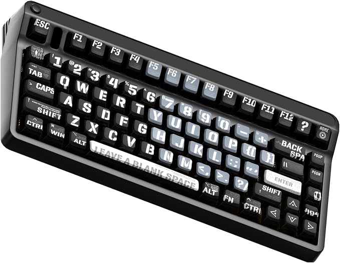 PBT Pudding Keycaps, Theme, 118 Keys Sublimation Keycap Set, ASA Profile Custom Keycaps for Cherry Gateron MX Switch Mechanical Keyboard (Gradient Cyan) (Black ash)