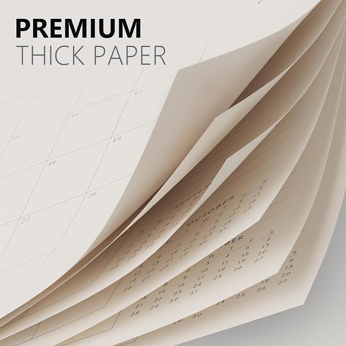 Jotsome Desk Calendar 2026 - 2027 with Desktop Mat, Large Desk Pad Calendar From July 2026 to December 2027 22x17 inch, Desk Blotter Calendar for Home Office and School, Easy Planning, Gift for the Holidays, Apricot