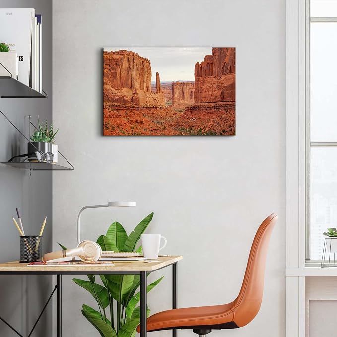 Bryce Canyon Canvas Wall Art for Living Room Utah National Park Cliff Landscape Wall Decor Western Arts Nature Rock Mountain Scenery Picture Paintings Artwork Bedroom Office Home Decoration 16x24"