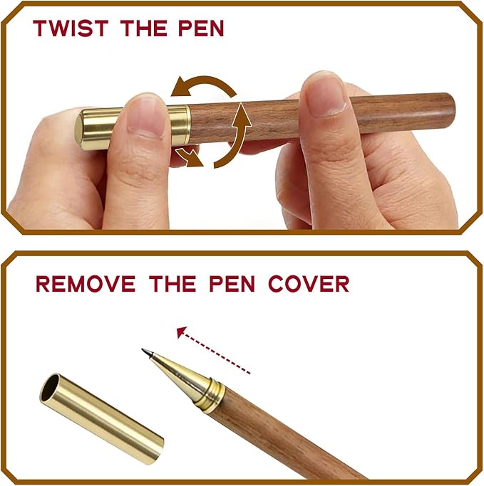 2026 Graduation Gifts for Granddaughter | Engraved Wooden Pen Gift Set