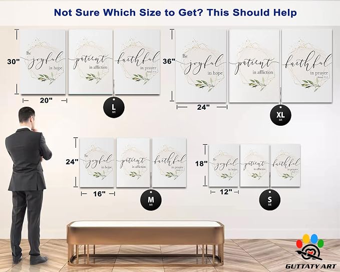 Office Wall Art-3 Panel Motivational Wall Art, Inspirational Quotes Canvas Art for Home Office Wall Decor,Positive Quote Wall Decor, Entrepreneur Words Poster Frame for Company Wall Decor 24”x36”x3Pcs