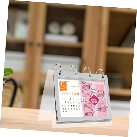 Acrylic V Shaped Flip Display Stand Transparent Tabletop Sign Holder for Menus Posters Calendars User Friendly Design for Restaurants Events