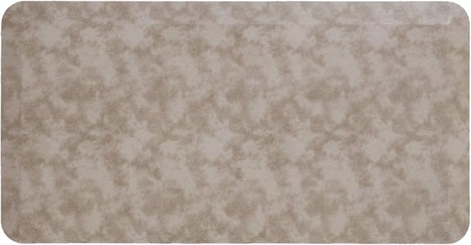 Mabel Home Anti Fatigue Floor Mat- 3 Size(20x32 & 20x39 & 24x70),16 Colors - Standing Desk Mat-Kitchen Floor Mat-Stain ResistantHome Non-Slip Bottom, Extra Soft (Cappuccino, 20" x 32")