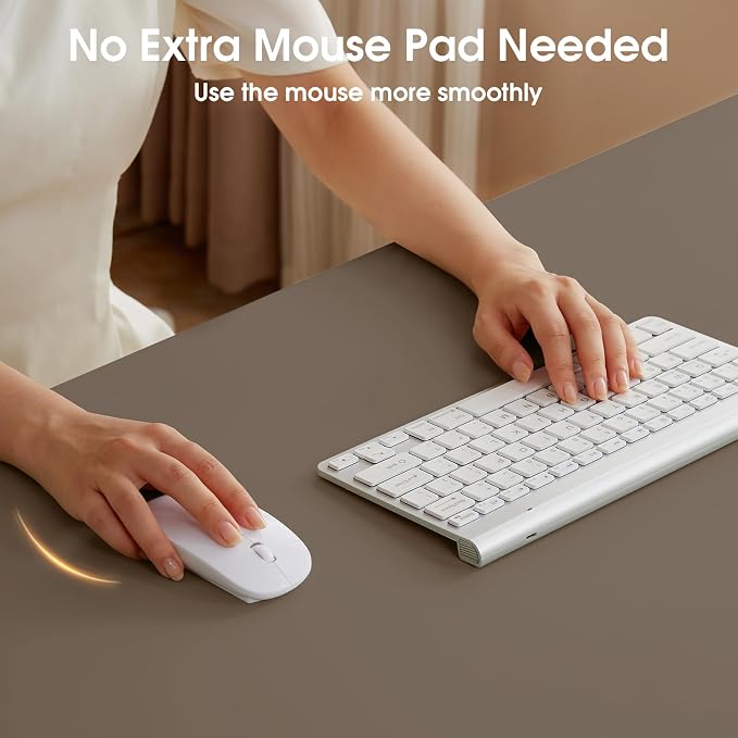 Leather Desk Pad Protector 31.5×15.7inch Non-Slip Large Gaming Mouse Pad Waterproof Desk Writing Pad Desk Blotter Laptop and Keyboard Mat for Office and Home(Brown)