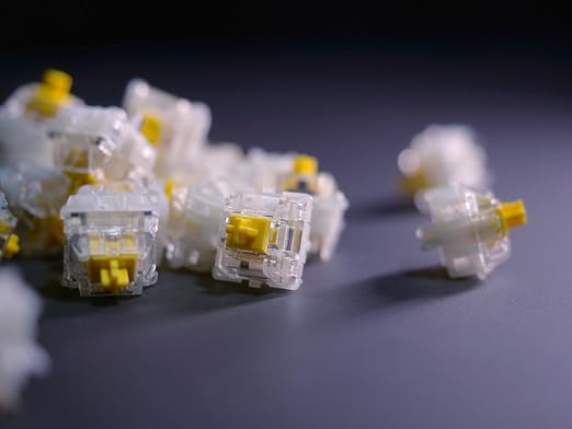 CHERRY MX2A RGB Honey Switch Kit, 36 Mechanical Keyboard Switches, for DIY, Hot Swap or Gaming Keyboards, Tactile Switch with No Click, Sweet & Silent