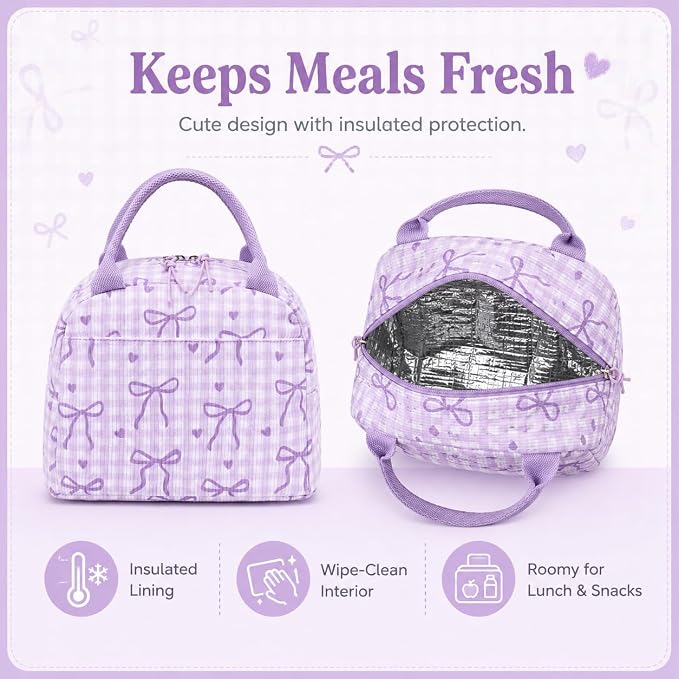 LEDAOU Backpack for Girls School Bag Kids Bookbag Teen Backpack Set Daypack with Lunch Bag and Pencil Case | Kids
