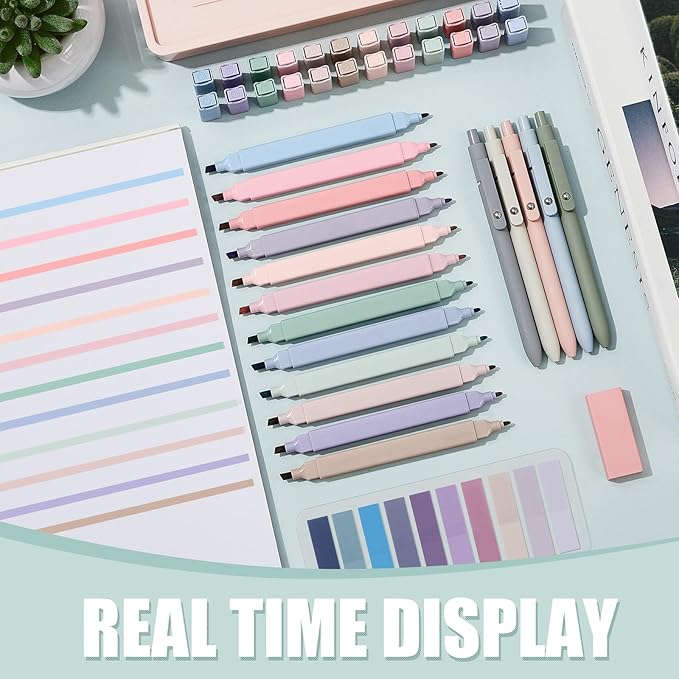 Jutom 38 Pcs Bible Journaling Study Kit for Women, Book Annotation Supplies with Highlighters Pens, Tabs, Sticky Notes, Markers for Christian Office Bible Study Supplies(Purple Series,Square)
