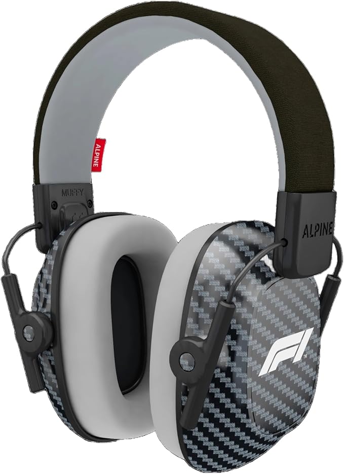 Alpine Muffy Kids - Noise Cancelling Headphones for Kids - CE & ANSI Certified - 25dB - Sensory & Concentration Aid - Formula 1®