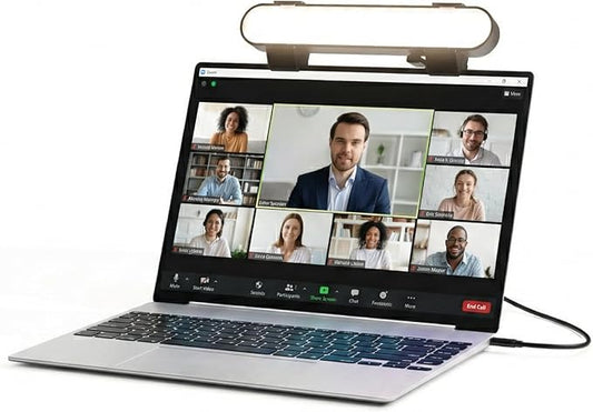 HumanCentric Video Conference Lighting, Laptop Only Webcam Light for Streaming, LED Laptop Light for Video Conferencing, Zoom Lighting for Computer, Upgrade Light for Zoom Meetings