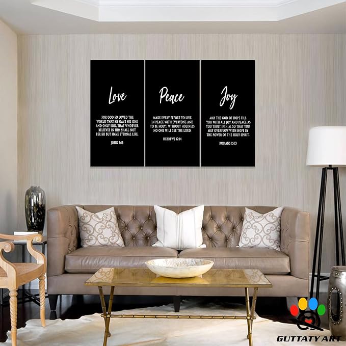 Office Wall Art-3 Panel Motivational Wall Art: Inspirational Quotes Canvas Art for Home Office, Positive Quote Poster Frame, 20'x30'x3Pcs