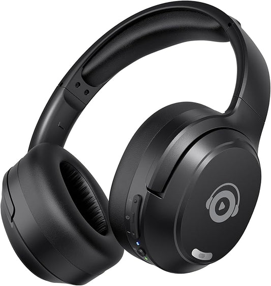 Upgrade Pro‑Level Hybrid Active Noise Cancelling Headphones with HD Sound, Wireless Bluetooth Headphones Over The Ear Unequaled Comfort, Vivid Deep Bass, for Home Office Travel Birthday Gift Pcs