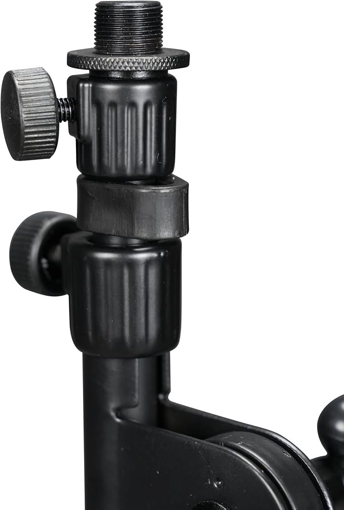 Gator Frameworks Rok-It Series Telescoping Tripod Mic Stand Adjustable with 32" to 62" Height and Extendable Boom Arm, Fully Collapsible for Convenient Travel (RI-MIC-1020)