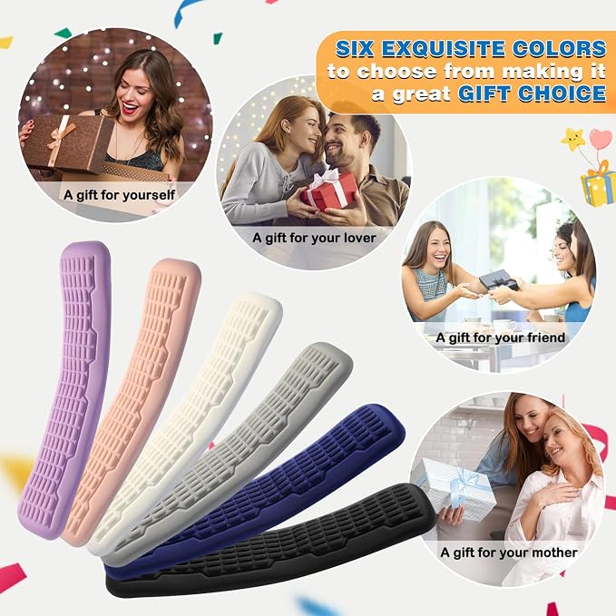 UnivoColors Ergonomic Mouse Wrist Rest,Latest 3.0 Wave Curve Design,High-Resilience Memory Foam Non-Slip Base,Reduces Wrist Fatigue,Ideal for Office Gaming & Long Hours of Use(Flesh Pink)