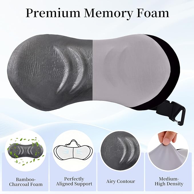 Lumbar Support Pillow for Office Chair - Lumbar Pillow for Car, Memory Foam Ergonomic Lumbar Support Pillow for Car Back Support for Office Chair