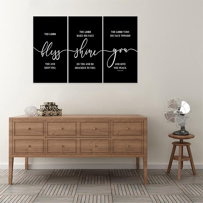 Office Wall Art-3 Panel Motivational Wall Art, Inspirational Quotes Canvas Art for Home Office Wall Decor,Positive Quote Wall Decor, Entrepreneur Words Poster Frame for Company Wall Decor 12”x24”x3Pcs