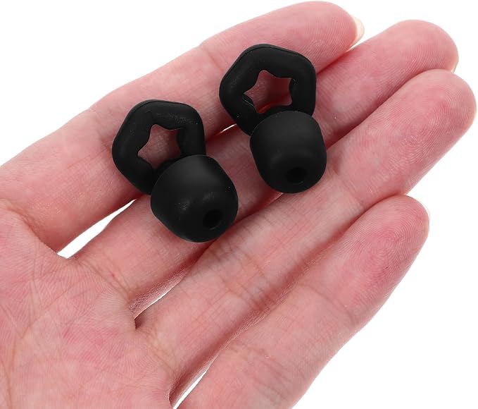 NOLITOY 3 Pairs Reusable Soft Silicone Noise Reduction Ergonomic Comfortable Fit for Sleeping Travel Concerts Swimming Focus in Small Medium Large Sound Insulation