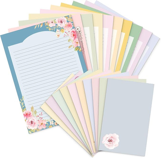 Mr. Pen- Stationery Writing Paper Set with Envelopes, 5.2" x 7.3" | 60 Letter Sheets & 30 Envelopes, Smooth Printable Letter Paper for Handwritten Notes, Personal Letters, Invitations