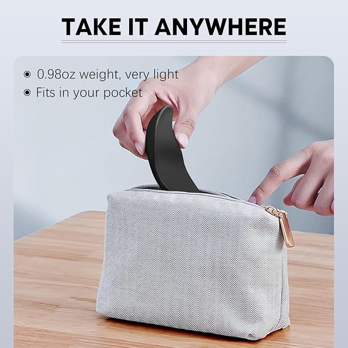 JIKIOU Left-Handed Truly Ergonomic Wrist Rest for Mouse 2 Pack, Carpal Tunnel Support, Pain Relief, Anti-Fatigue, Easy Glide, Office Computer Laptop Gaming