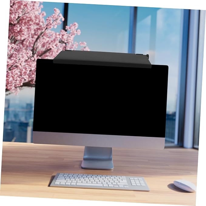 NUOBESTY Computer Monitor Screen Top Holder Shelf Easy to Install Router Organizer and Tv Storage Rack for Tidy Spaces No Tools Required for Use
