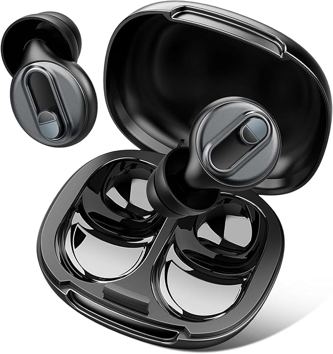 Adjustable Ear Plugs-2, 17-35dB Noise Reduction Hearing Protection EarPlugs, Reusable Silicone Earplug for Sleep/Focus/Travel/Concerts, 7 Pairs of XS/S/M/L Single/Double Eartips with Magnetic Case