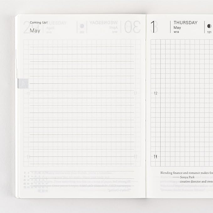 Hobonichi Techo 2025 Planner Book [English/A6/January Start/Monday Start/Planner]