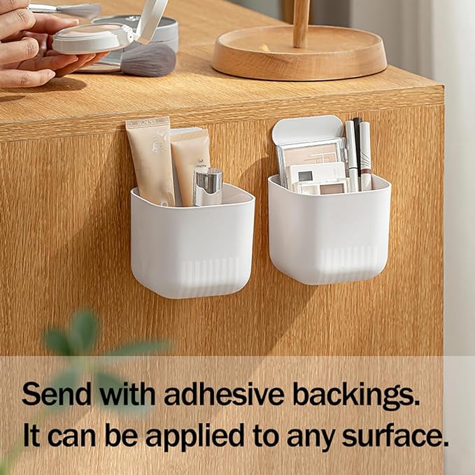 Magnetic Cup Holder Storage Rack, Magnetic Locker Organizer for Fridge Pen, Holder for Laundry, Board, Desks, Dresser, Pink