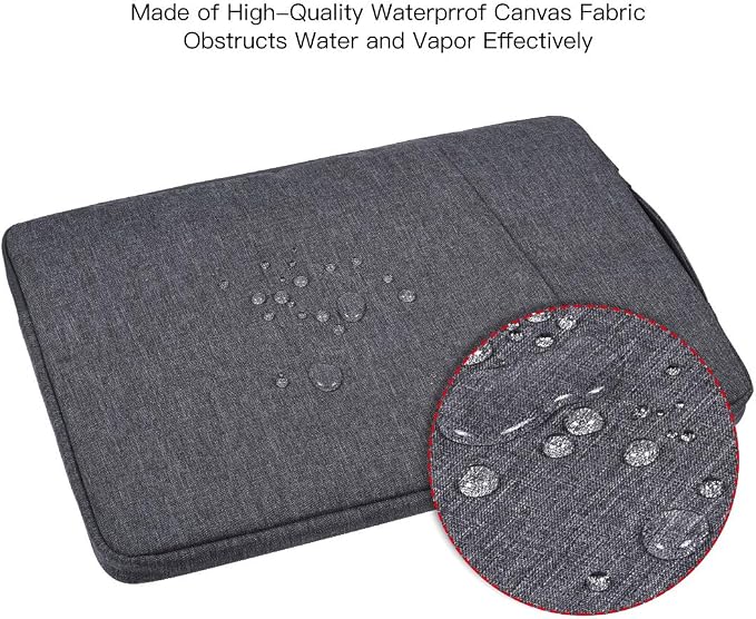 13.3 Inch Laptop Sleeve for HP ProBook 13.3/EliteBook 830, Dell Latitude 5300, ASUS Acer Lenovo 13 inch Notebook Computer Case Bag, Space Grey