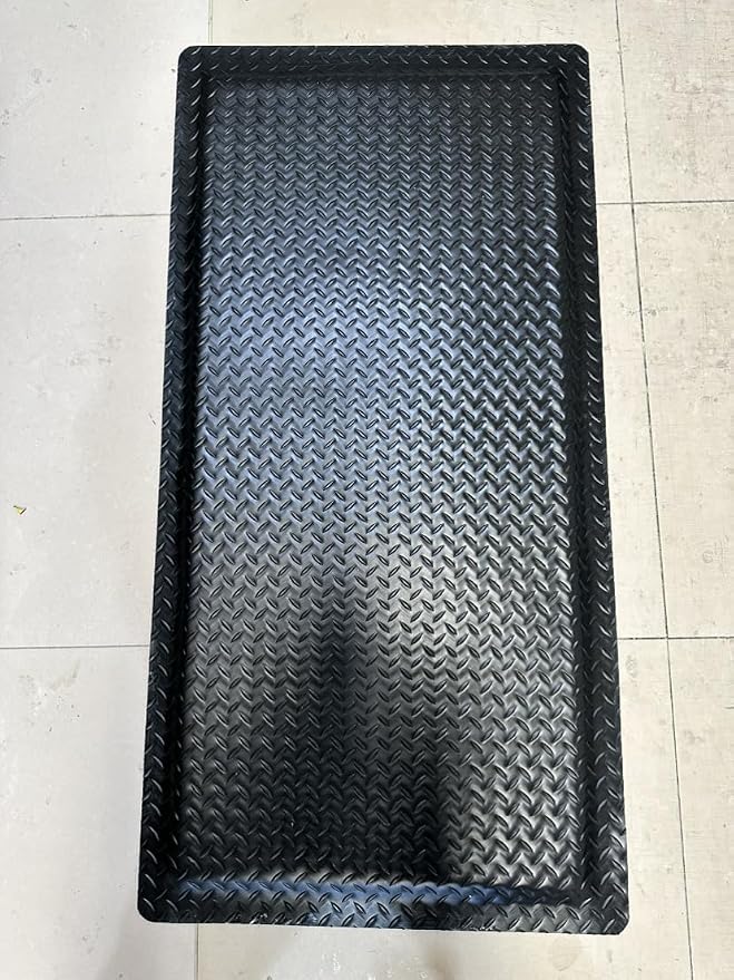 Anti Fatigue Mats Industrial 3' x 5' 15/16" Thick Ergonomic Standing Mat Commercial Kitchen Mat Heavy Duty Diamond Plate Shop Floor Mat Helps Relieve Back and Leg Soreness