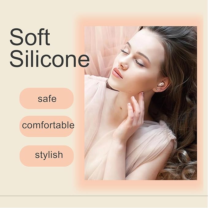 Elate Silicone Ear Plugs for Sleeping, 27dB Noise Reduction Reusable Earplugs, Soft Comfortable Ear Plugs for Snoring, Travel, Study, Concert, Swimming with Case - Pink