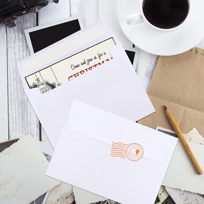 90 Packs A1 Envelopes, 3.625x5.125" Envelopes White, Small Envelope RSVP Envelope, Self Seal for Weddings, Photos, Postcards, Greeting Cards, Mailing