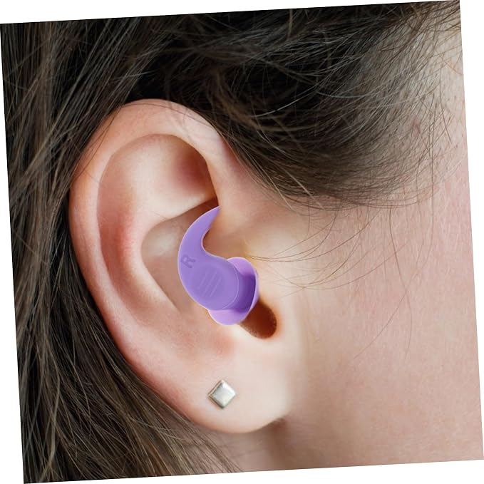 Silicone Noise Cancelling Soft Comfortable Fit for Sleeping Studying Concerts Airplanes Industrial Noise Reduction Hearing Protection with Storage Case